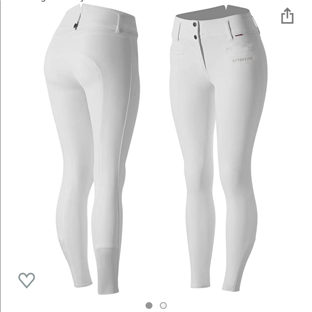 SOLD **** B Vertigo “Tiffany” White Breeches sz. 28